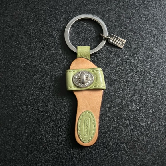 Coach Accessories - Coach Leather Sandal Keychain